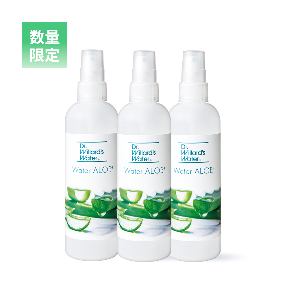 【期間限定・数量限定】【3本セット】Dr.ウィラード・ウォーター アロエ+ 220mL