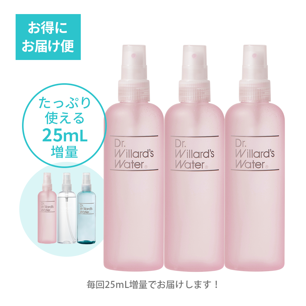 （定期購入）【25ｍL増量】Dr.ウィラード・ウォーター 245mL【3本セット】