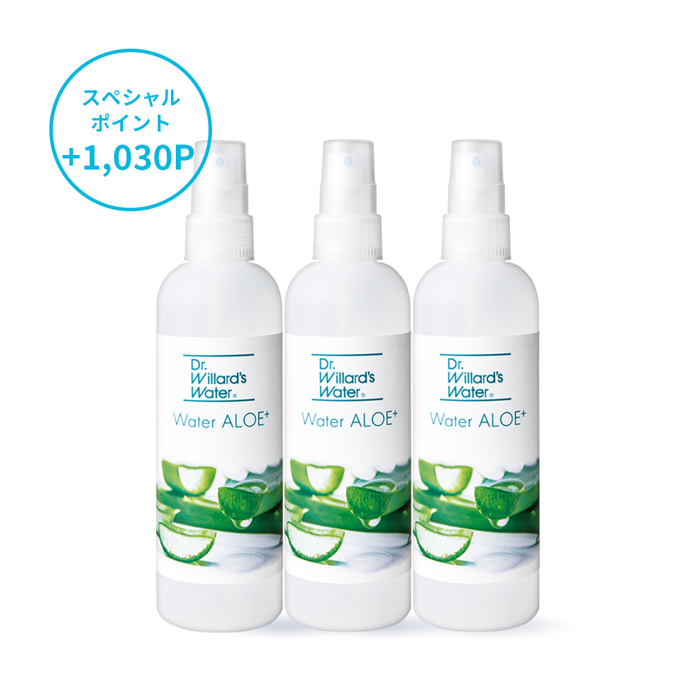 【期間限定・数量限定】【3本セット】Dr.ウィラード・ウォーター アロエ+ 220mL