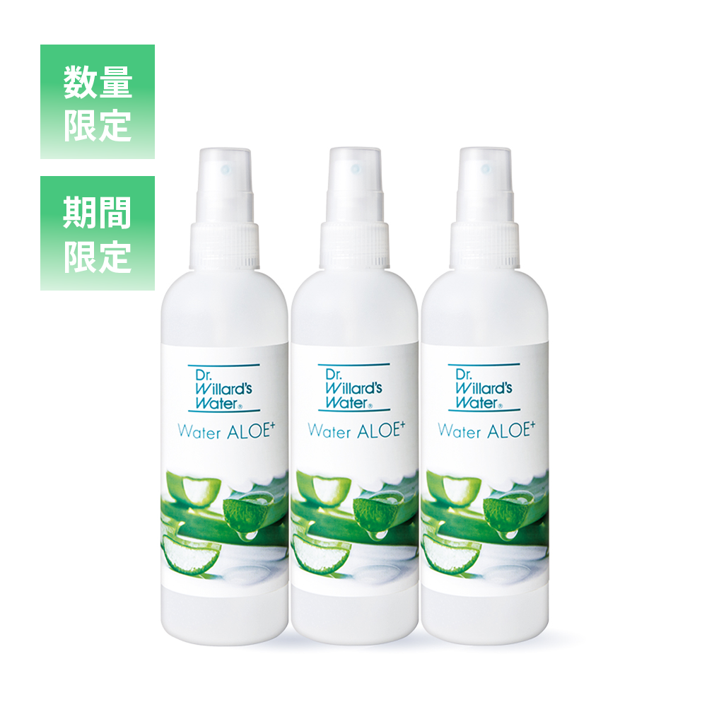 【期間限定・数量限定】【3本セット】Dr.ウィラード・ウォーター アロエ+ 220mL