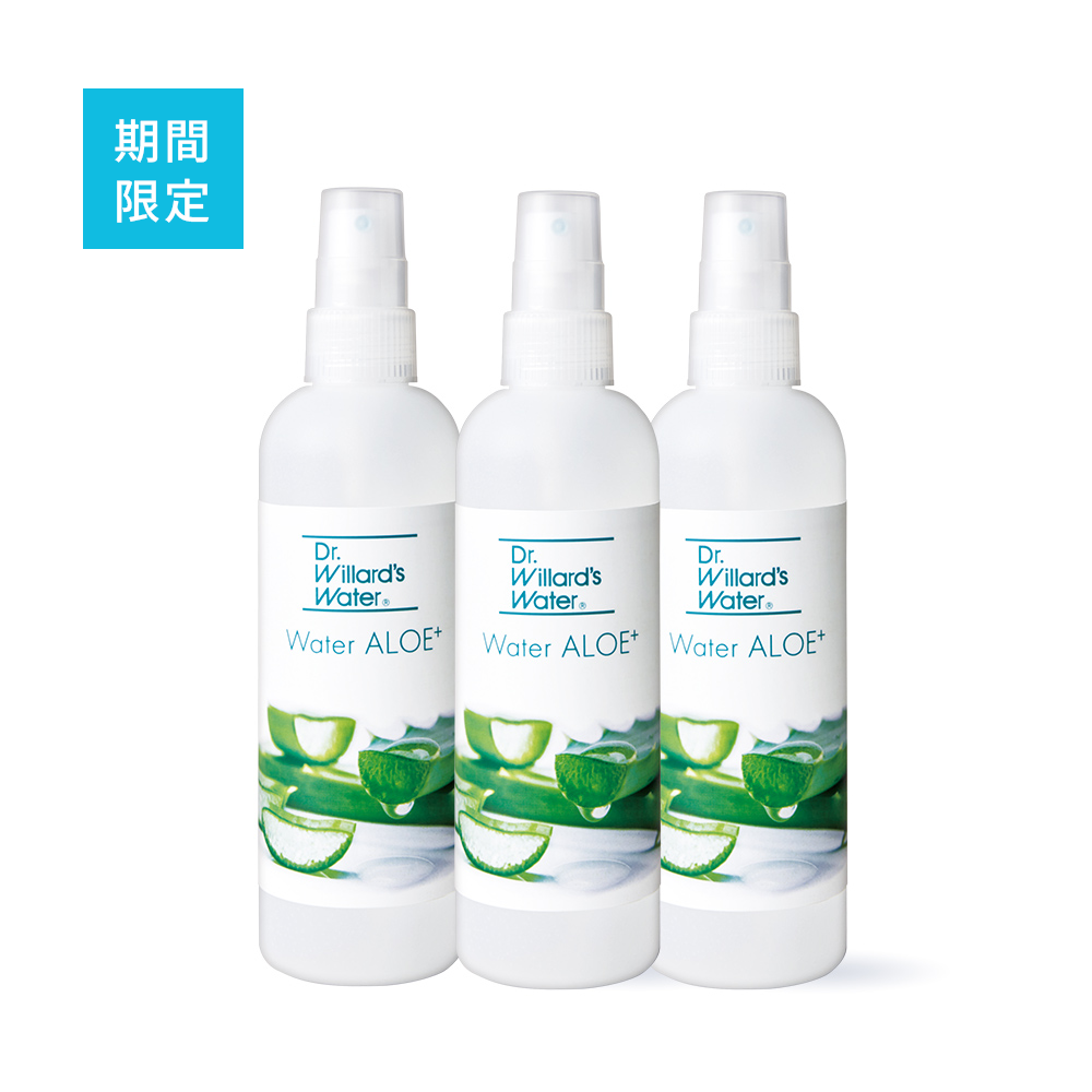 【期間限定・数量限定】【3本セット】Dr.ウィラード・ウォーター アロエ+ 220mL