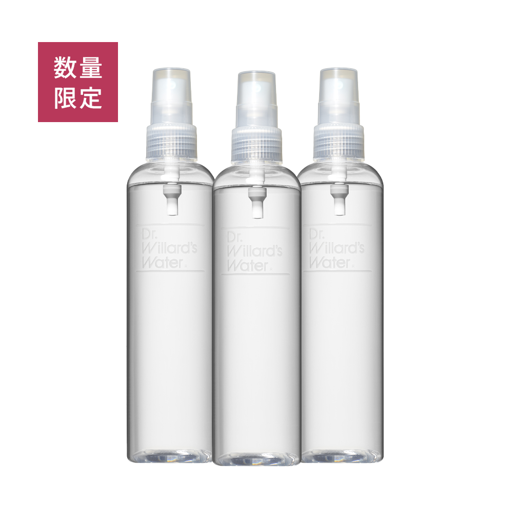 【3本セット】【25mL増量】Dr.ウィラード・ウォーター 245mL クリアボトル