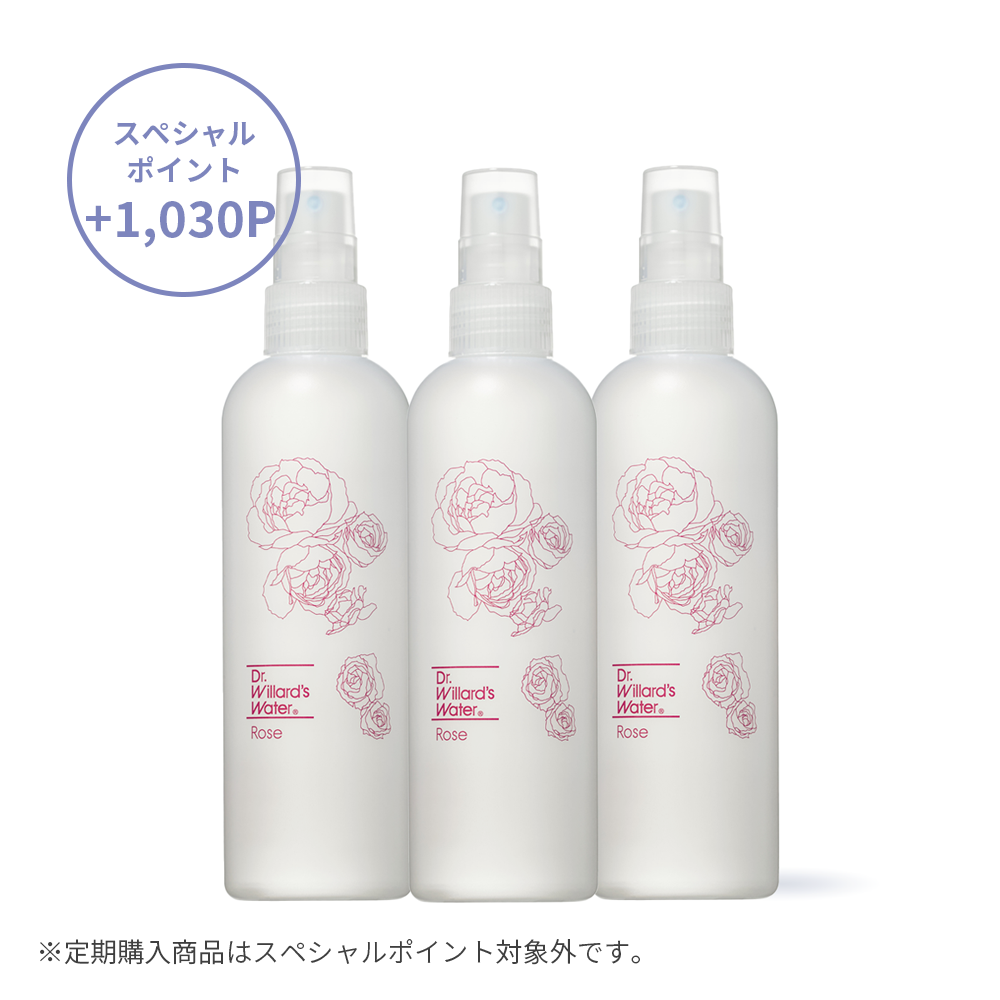 【3本セット】Dr.ウィラード・ローズウォーター 220mL