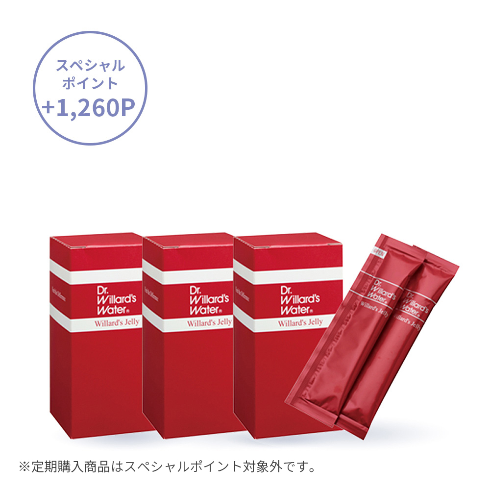 【3箱セット】Dr.ウィラード・ゼリー1箱(12g×30袋)×３箱  (マンゴーカシス味)