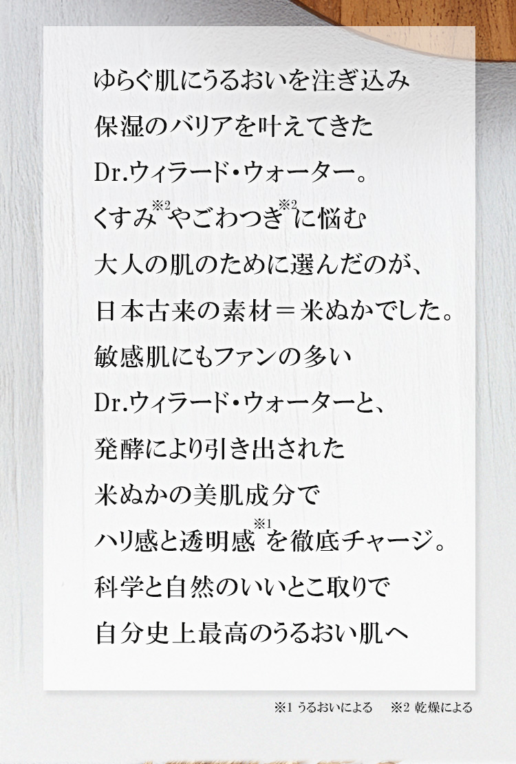 米ぬかウォーター