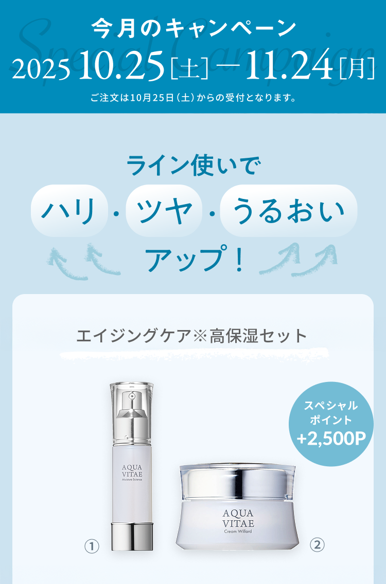 エイジングケア高保湿セット