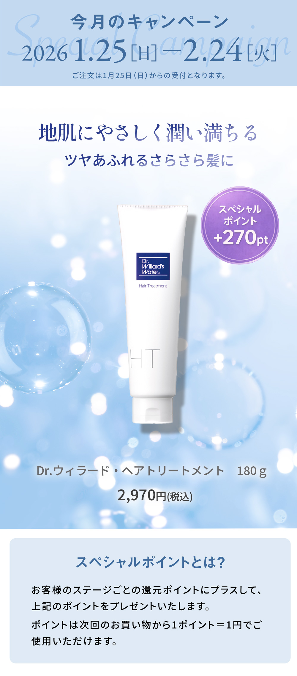 Dr.ウィラード・ヘアトリートメント