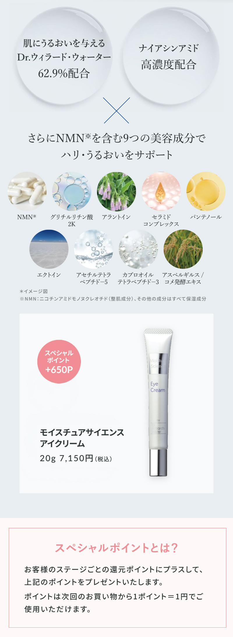 モイスチュアサイエンスアイクリーム